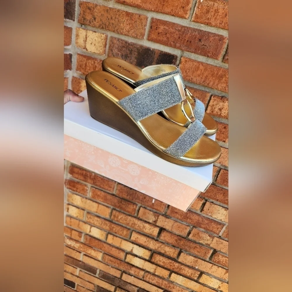 Pesaro Wedge Sandals - Picture 4 of 10